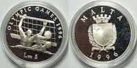 Malta 5 Pfund Olympische Atlanta 1996 Wasserball -