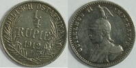 1/4 Rupie 1912 J Deutsch ostafrika  ss