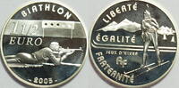 Frankreich 1,5 Euro Frankreich 1 1/2 Euro 2005 Biathlon -