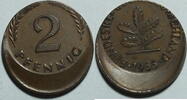 2 PF 1965 BRD Fehlprägung vz