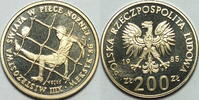 Polen 200 Zloty Fußball Weltmeisterschaft 1986 -