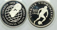 Türkei 500 Lira Fußball Weltmeisterschaft 1982 -