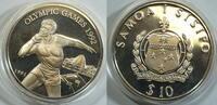Samoa 10 $ Olympiade Barcelona 1992 Kugelstoßer -