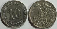 Kaiserreich Deutsches Reich 10 Pfennig 1913 A ss 1.17 US$ Tax included +  18.76 US$ shipping