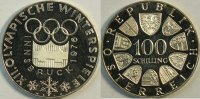 Österreich / Austria 100 Schilling Olympiade 1976 Innsbruck -