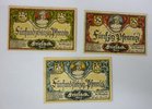 Friesack 25,50 und 75 Pfennig -