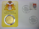 Deutschland 10 DM und 1,00 DM Numisbrief Hamburg -