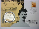  1996 Deutschland Numisbrief  Sport incl Silbermed. Carl Schumacher PP