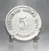 Kaiserreich 5 Pfennig 1894 J ss 1.17 US$ Tax included +  18.76 US$ shipping
