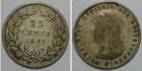 Niederlande 25 Cent 1897 s 10.56 US$ Tax included +  18.76 US$ shipping