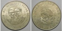Mexico 10 Peso 1960 vz - st 44.58 US$ Tax included +  18.76 US$ shipping