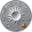 2025 Republic of Ghana 10 cedis Solar System - Neptune Ag Antique finish