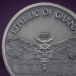 2025 Republic of Ghana 5 cedis Memento Mori - Gangster Antique finish