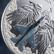 Ukrainian Falcons 1 oz Proof Silver Coin 5 Cedis Republic of Ghana 2024