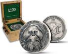 Orangutan Big Five Asia 5 oz Antique finish Silver Coin 5000 Francs CFA Ivory Coast 2023