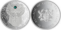 Ghana 2 cedis Year of the Snake Lunar Year 1/2 oz Proof Silver Coin 2 Cedis Republic of Ghana 2025 -