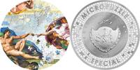 Palau 20 dollars 2023 Creation of Adam Micropuzzle Treasures 5 oz Proof ... 756.67 US$ free shipping