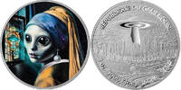 Ghana 5 cedis 2025 Republic of Cameroon 1000 francs CFA Strangers Among Us - Girl with a Pearl Earring -