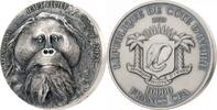 Ivory Coast 5000 francs Orangutan Big Five Asia 5 oz Antique finish Silver Coin 5000 Francs CFA Ivory Coast 2023 -