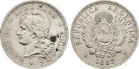 Argentina 50 Centavos 1882 Republic AU 232.86 US$  +  23.29 US$ shipping