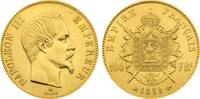 France 100 Francs Napoleon III, Strasbourg mint -