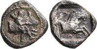 AR Hemidrachm 460-450 MÖ.  Yunanistan THESSALY, Larissa.  Çok İyi 45,00 EUR + 7,00 EUR kargo