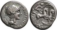 Roman Republican AR Denarius 115-114 BC. M. Cipius M.f. Near extremely fine 314.36 US$  +  15.14 US$ shipping