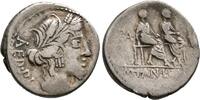 Roman Republican AR Denarius 86 BC. M. Fannius and L. Critonius, Very Fine 87.32 US$  +  15.14 US$ shipping
