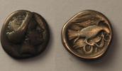 Griechenland AR Drachm. Euboia, Chalkis.