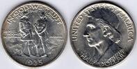 USA 1935 silver half dollar Daniel Boone Bicentennial (W21) -