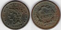 United States 1840 1840 Large US Cent (L40)  155.00 US$ free shipping