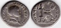 Roman Empire 69-19 Roman silver denarius Vespasian 69-79 (C51)  290.00 US$ free shipping