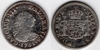 Mexico 1781 Spanish-Mexican silver half real Carlos III, 1781 (E9)  245.00 US$ free shipping