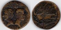 Roman Empire 20-10 BC Augustus with Agrippa dupondius  335.00 US$ free shipping