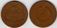 United States 1866 Union Shield two-cent coin  20.00 US$ free shipping