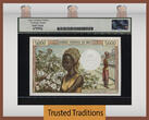 Welt Banknoten 5000 FRANCS TT PK 14c 1972-84 MALI BANQUE CENTRALE  LCG 67 PPQ SUPERB GEM NEW A STUNNING EXAMPLE WITH A PLETHORA OF BOLD COLORS! ENJOY THE VIEW OF THIS BEAUTY!