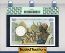 Welt Banknoten 5000 FRANCS TT PK 204Bj 1960s WEST AFRICAN STATES  PCGS 65 PPQ GEM NEW!