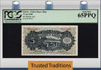 Welt Banknoten 5 LATI TT PK 34b LATVIA PCGS 65 PPQ GEM NEW POP TWO NONE GRADED FINER! -