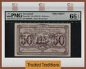 Welt Banknoten 50 KRONER TT PK 20s 1953-67 GREENLAND SPECIMEN PMG 66 EPQ GEM NONE FINER! -