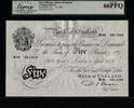 Welt Banknoten 5 POUNDS TT PK 344 1949-55 GREAT BRITAIN LCG 66 PPQ GEM NEW ONLY ONE HIGHER! -