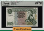 Welt Banknoten 25 RUPEES TT PK 32a MAURITIUS QUEEN ELIZABETH II LCG 66 PPQ ONLY ONE FINER -