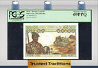 Welt Banknoten 500 FRANCS TT PK 12c 1973-1984 MALI CAMELS PCGS 69 PPQ SUPERB GEM NEW POP ONE -