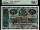 Welt Banknoten 100 POUNDS TT PK 165s SCOTLAND SPECIMEN LCG 68 PPQ SUPERB GEM FINEST KNOWN -