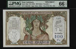 Welt Banknoten 100 FRANCS TT PK 42ds NEW CALEDONIA SPECIMEN PMG 66 EPQ GEM ONLY 2 FINER! -