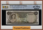 Welt Banknoten TT PK 39a BAHAMAS $20 SIGNATURE T.B. DONALDSON PCGS 65 PPQ GEM UNCIRCULATED -