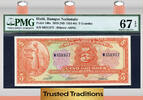 5 GOURDES 1919 Welt Banknoten TT PK 180a HAITI   PMG 67 EPQ SUPERB GEM POP ONE FINEST KNOWN! SUPERB st!