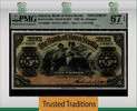Welt Banknoten 5 POUNDS 1920 TT PK S132bs JAMAICA  SCARCE SPECIMEN PMG 67 EPQ SUPERB GEM UNC ONLY A TOTAL OF 11 EXAMPLES HAS BEEN GRADED BY PMG, ...
