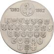 6 diverse Silbermünzen Proof / EF