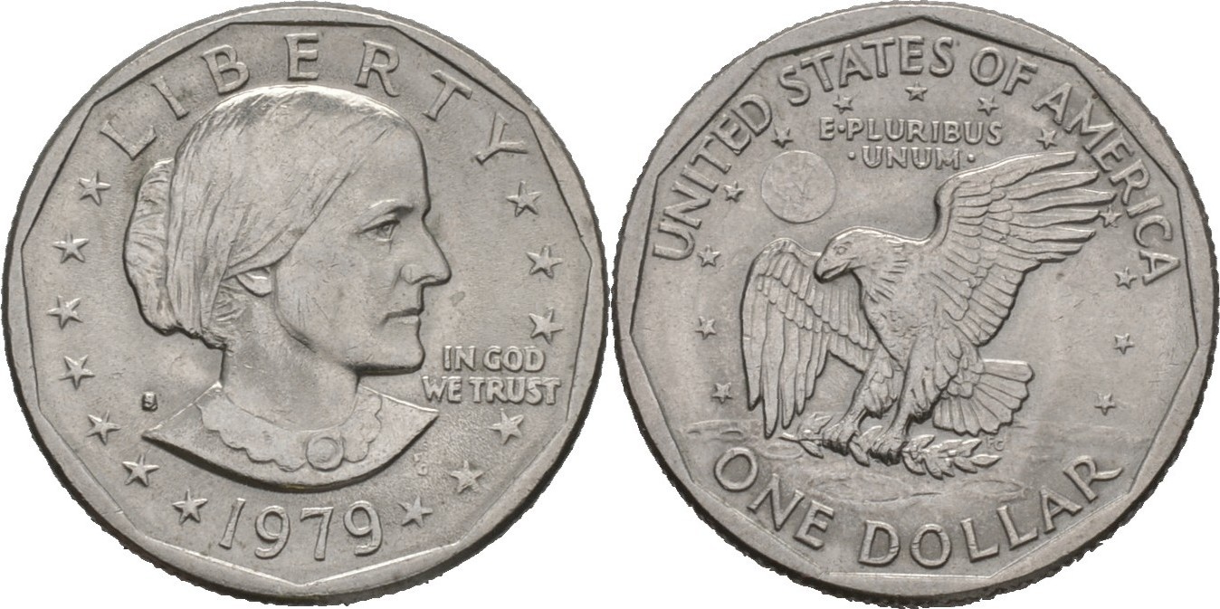 Amerika 1 Dollar 1979 Susan B.Anthony EF | MA-Shops