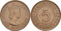 Mauritius 5 Cents / 0,05 Rupee -